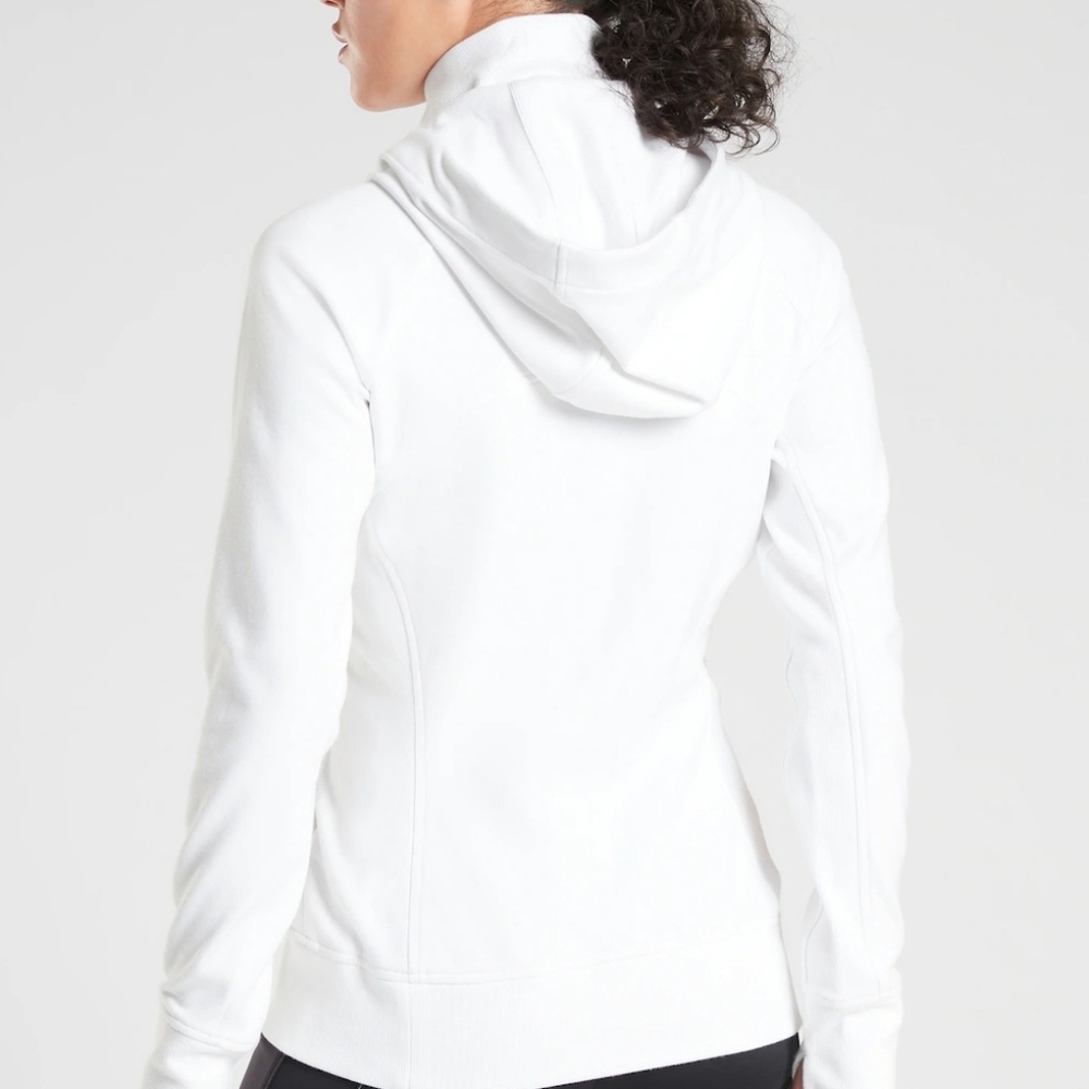 Athleta Triumph Hoodie In White - Picture 15 of 16